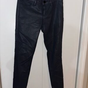 Elie Tahari dark Gray Faux Leather Pants